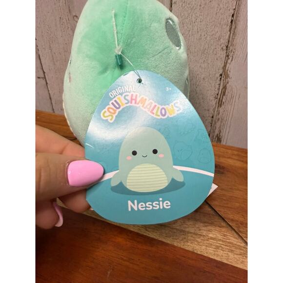 NWT Squishmallows Nessie Loch Ness Monster Plush Toy Blue Small 5" - Picture 3 of 6